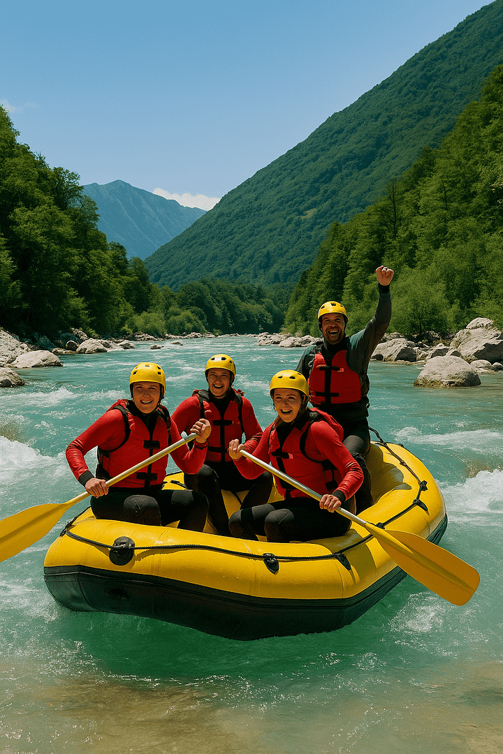Rafting na reki Soči